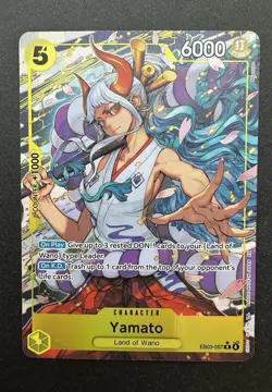 Yamato EB03-057 SR Alt Art One Piece TCG Card - Image 1