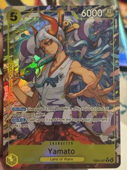 One Piece Card Game Yamato EB03-057 SR Alt Art - Image 1