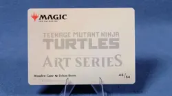 Wooden Cane 46/54 Art Series TMNT MTG Art Card NM/M - Image 2