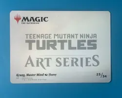 Krang, Master Mind Art Card (25/54) Art Series: Teenage Mutant Ninja Turtles... - Image 2