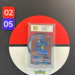 Lucario GX SR CSM1cC-174/151 Pokemon Card Chinese Grade10 - Image 1