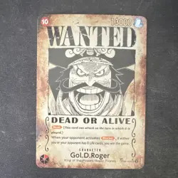 One Piece Gol.D.Roger Rush Character Card OP09-118 13000 Power English - Image 1
