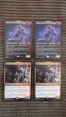 Magic: the Gathering / MtG Kroxa, Titan of Death's Hunger x4 Mixed Sets - Image 1