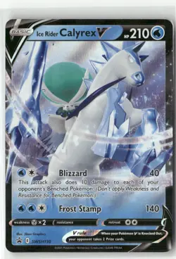 Pokemon Ice Rider Calyrex V Promo SWSH: Sword & Shield Promo Cards SWSH130 NM - Image 1