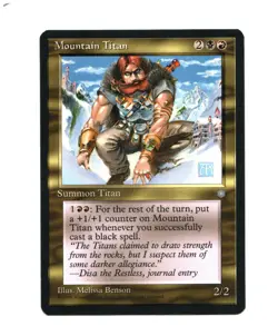 MTG Mountain Titan SP/NM- Ice Age Magic the Gathering ~ Free Shipping ~ - Image 1