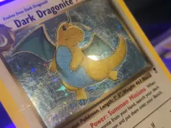 Damaged Pokemon Dark Dragonite Holo TCG Card 5/110 Legendary Collection - Image 2