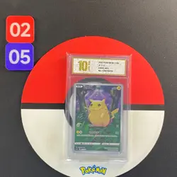 Pokemon S-Chinese Card Sword&Shield Pikachu CSDC-001 Grade10 - Image 1