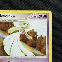 Pokemon Platinum 2009 Deck Exclusive Gardevoir Holo Card #8/127 LP - Image 3