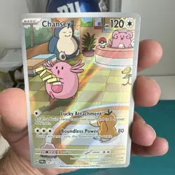 Pokemon Chansey Sv06 Twilight Masquerade Illustration Rare Holo 187/167 Card - Image 1
