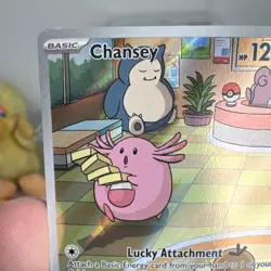 Pokemon Chansey Sv06 Twilight Masquerade Illustration Rare Holo 187/167 Card - Image 2