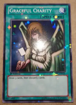 BP01-EN036 Graceful Charity : Starfoil Rare 1st Edition YuGiOh Card - Image 1