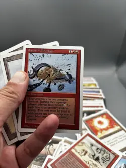 MTG Revised 1994 White Red Deck w/ Box Lightning Bolt Armageddon Serra Angel - Image 5