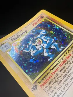 Pokemon TCG Machamp Base Set 8/102 1st Edition Holo Rare Card LP - Image 4