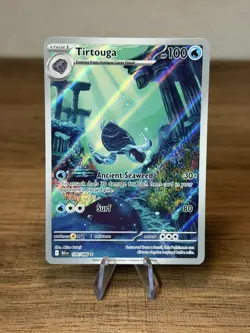 Tirtouga 106/086 Pokemon TCG SV Black Bolt Illustration Rare Holo Card NM - Image 1