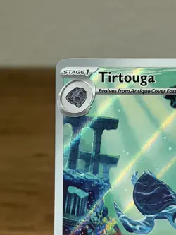 Tirtouga 106/086 Pokemon TCG SV Black Bolt Illustration Rare Holo Card NM - Image 2