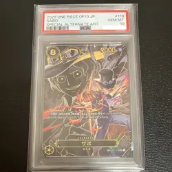 PSA 10 Sabo SEC-SPC OP07-118 Carrying on His Will ONE PIECE Card Japanese - Image 2