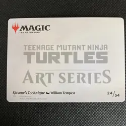 Kitsune's Technique MTG Art Series: Teenage Mutant Ninja Turtles 24/54 - Image 2