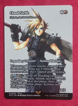 MTG Final Fantasy Cloud Strife - Najeela, the Blade-Blossom Showcase Regular 42 - Image 1