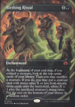 Birthing Ritual (Borderless) - Modern Horizons 3: #337, MTG Nm C252 - Image 1