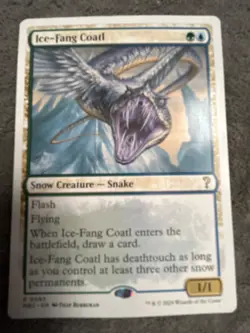 Ice-Fang Coatl (White Border) - Mystery Booster 2 (MB2) - FREE SHIPPING - Image 1