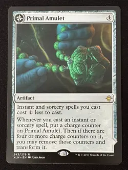 1x MTG Primal Amulet - Ixalan (XLN) #243 - Magic the Gathering - Image 3