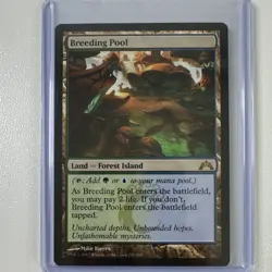 Breeding Pool Gatecrash Land Rare Multi-Color 240/249 Mike Bierek MTG 2013 - Image 1