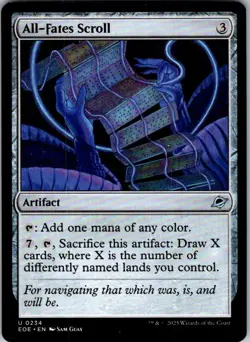 Magic | EOE | All-Fates Scroll | 234 | Normal | NM - Image 1