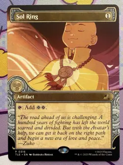 Sol Ring (Showcase) Avatar: The Last Airbender Regular - Image 1