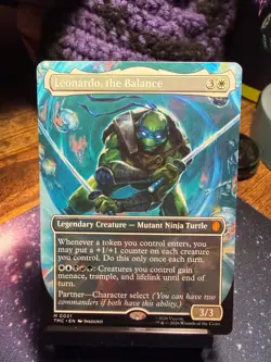 Leonardo, the Balance (Borderless) Commander: Teenage Mutant Ninja... #0001 - Image 1