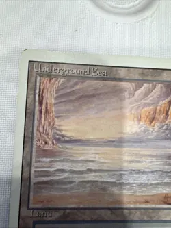 Magic the Gathering Revised Edition Dual Land Underground Sea MP - Image 3