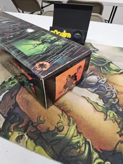 MTG Vintage Cardboard Storage Box 1996 BLACK Mana Symbol Magic The Gathering - Image 4