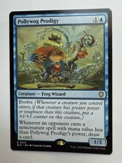 Pollywog Prodigy 0015 Non Foil Rare Bloomburrow Commander MTG NM - Image 1