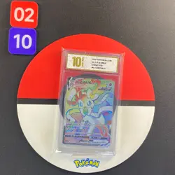 Pokemon S-Chinese Sword&Shield Eevee Heroes CS4aC-170 HR Rainbow Sylveon Grade10 - Image 1