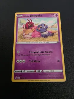 Galarian Slowpoke SWSH126 Cosmo Holo Promo Pokemon Card Cosmos - Image 1