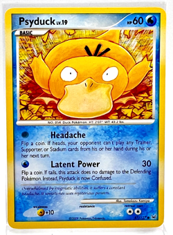Psyduck 87/127 Pokemon Card 2009 Platinum LP - Image 1