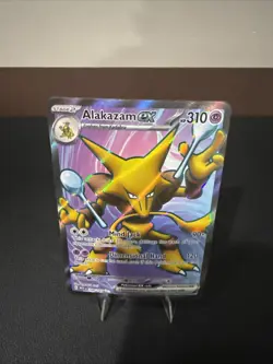 Alakazam ex Full Art 188/165 Scarlet & Violet 151 Pokemon TCG Card-LP/MP - Image 5