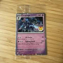 Ceruledge 040/091 POKEMON DAY 2024 Exclusive Holo Promo Pokemon Card Sealed - Image 1