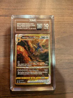 2023 Pokemon SWSH Crown Zenith GG68 FA Origin Forme Dialga VSTAR Secret TAG 10 - Image 1