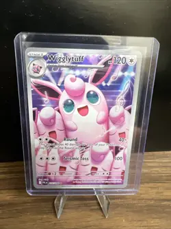 Pokemon Wigglytuff 105/094 PLEH Holo Rare 120 HP 40 100 Attack Stage 1 - Image 1