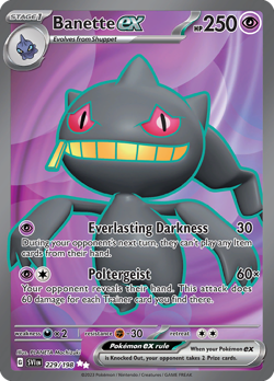 Banette ex 229/198 Ultra Rare Scarlet & Violet Pokemon Holo NM/M - Image 1