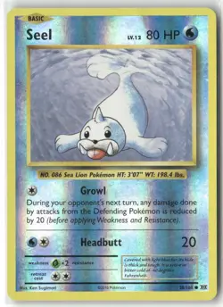 Pokemon Seel Common XY - Evolutions 28/108 LP - Image 1