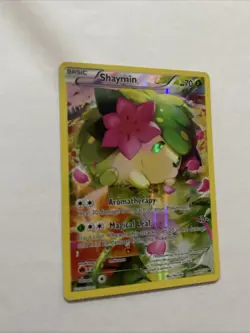 Pokemon TCG Shaymin XY115 Holo Promo Card Black Star Ultra Rare NM - Image 2