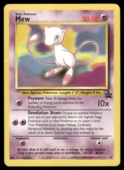 Mew 8 Promo Wizards Black Star Promos Pokemon Near Mint - Image 1