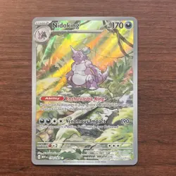🔥Nidoking 174/165 Illustration Rare Pokemon Scarlet & Violet 151 🔥 - Image 1