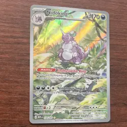 🔥Nidoking 174/165 Illustration Rare Pokemon Scarlet & Violet 151 🔥 - Image 4