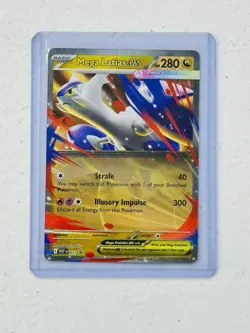 Pokemon TCG Mega Latias EX #011 Black Star Promo, Double Rare, Mega Evolutions - Image 1