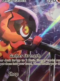 Pokemon Charcadet MEP 022 Holo Gather Strength Promo NM Full Art - Image 4