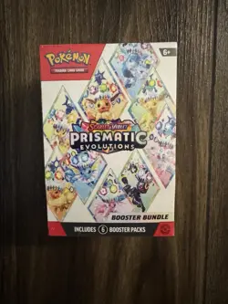 Pokemon Prismatic Evolutions Booster Bundle Box Eevee 2025 English TCG - Image 1