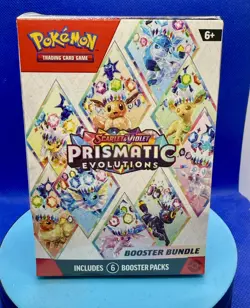 Pokemon TCG Scarlet & Violet Prismatic Evolutions Booster Bundle Sealed - Image 1