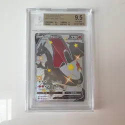 Pokemon Charizard V Secret Rare Holo Champion's Path 79/73 Beckett BGS 9.5 - Image 3